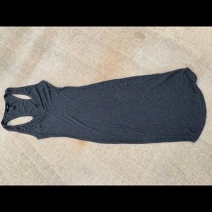 Racerback jersey dress